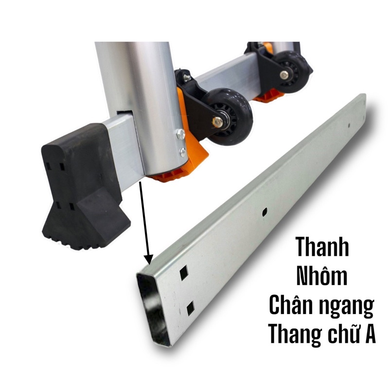 Chân phụ thang rút đội Nikawa PKNK-006.1 (không bánh xe)